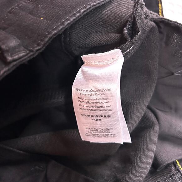 DKNY Boerum Flare Jeans 31 12 Black NWT High Rise Boot Cut Women's - Picture 7 of 8